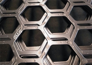 Porcellana Lamina di metallo perforata di forma esagonale del foro, piatto perforato dell'acciaio inossidabile fornitore